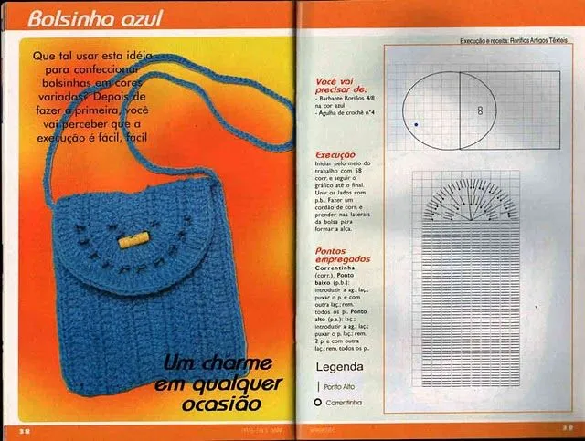 MOSSITA BELLA PATRONES Y GRÁFICOS CROCHET ": Bag, Bolsas Crochet...