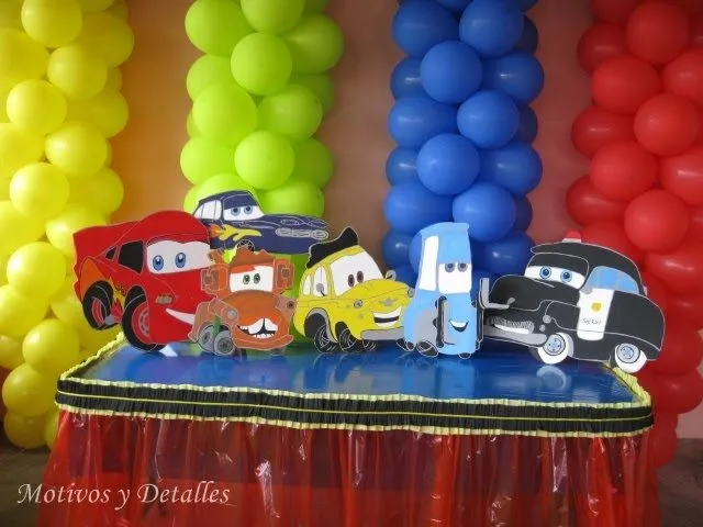 Motivos y Detalles: Cumpleaños tema Cars de Jean Pierre