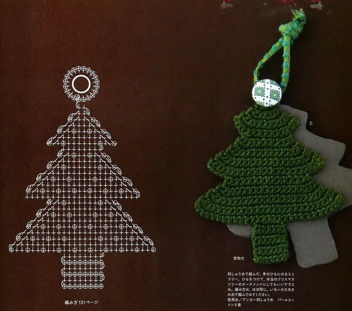 Motivos solo de Navidad en Crochet - Patrones Crochet