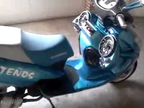 mi motoneta tuning diseño pancho"s - YouTube