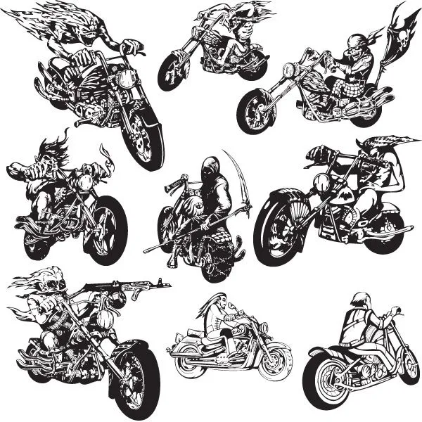Vectores de motos gratis - Imagui
