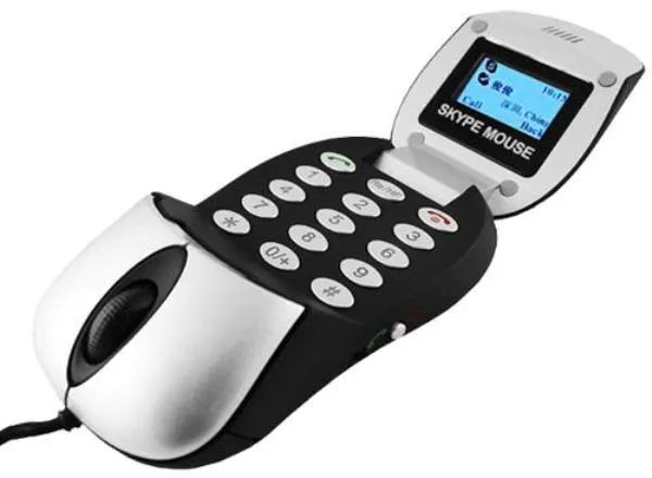 Un Mouse de computadora que se transforma en celular con Skype ... Un Mouse de computadora que se transforma en celular con Skype ...