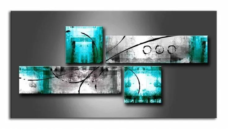 MS_003 / Cuadro Abstracto turquesa | art | Pinterest | Html