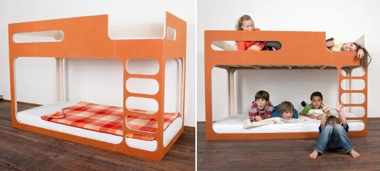 Muebles creativos para niños de Perludi. Decoración del hogar.