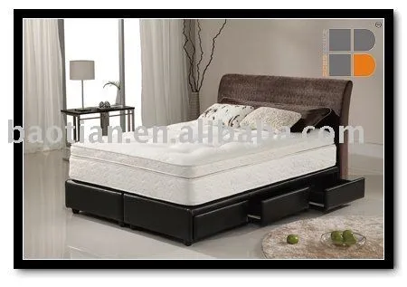 Muebles de dormitorio cama de madera diseños BF-AU01-17-Camas ...