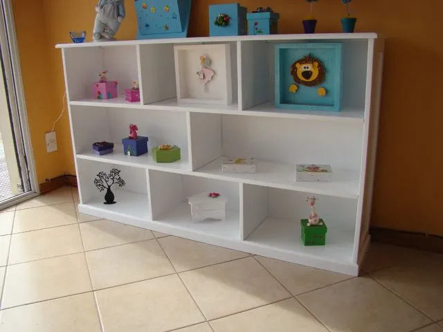 Muebles Infantiles - Biblioteca Baja Modelo Melisa en ViviBarbera