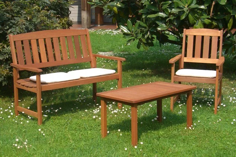 Muebles de madera para jardín — Comprar Muebles de madera para ...