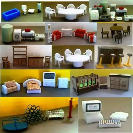 Muebles para maquetas de casas - Imagui