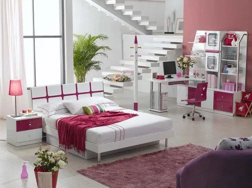 muebles modernos para jóvenes chico y chica-Cama infantil ...
