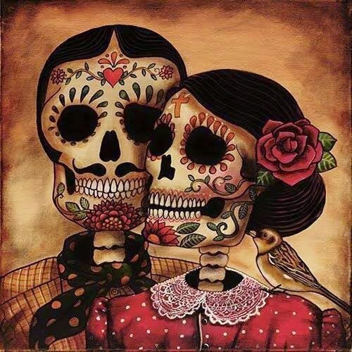 dia del muerto | unoconlamusica: MUERTE-DIBUJOS ANIMADOS- -FIESTA DIA DE  ... | Arte de calavera de alfeñique, Dibujo dia de muertos, Arte del cráneo