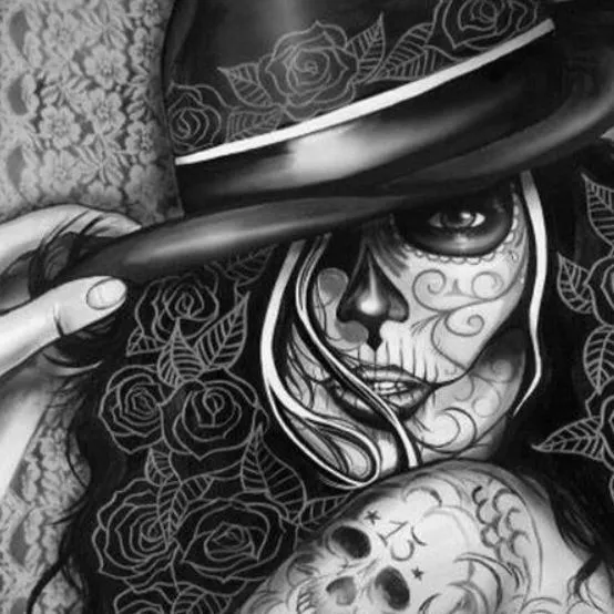 Dia de los muertos, Chola Art | Day Of The Dead Girls | Pinterest ...
