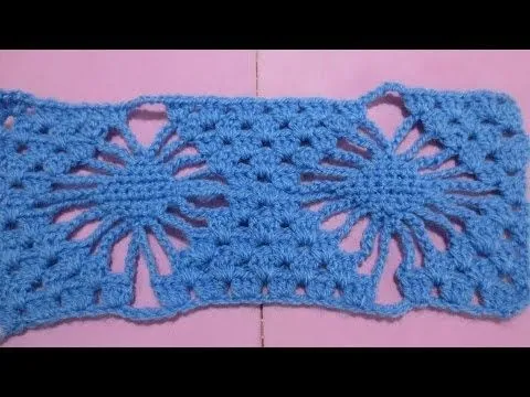 Muestra tejido araña crochet - YouTube