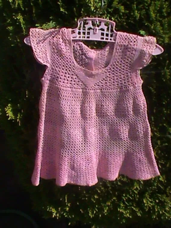 Muestras a crochet para vestido niña - Imagui
