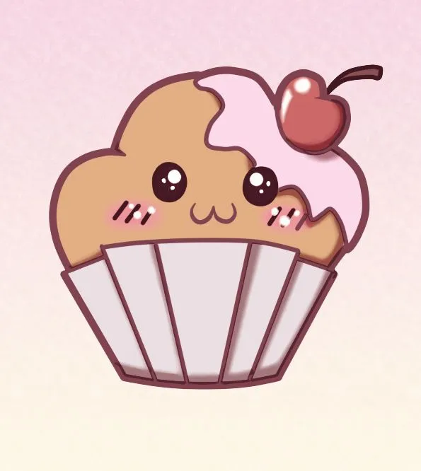 Muffins en dibujos - Imagui | delfi | Pinterest | Kawaii, Muffin y ...