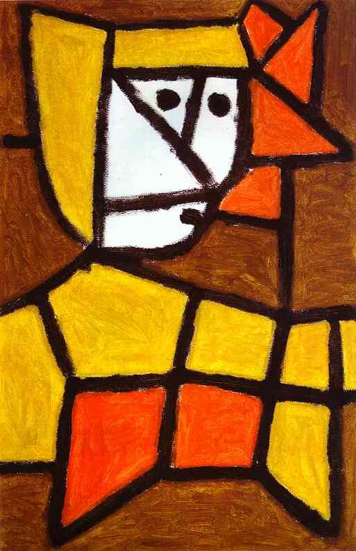 mujer en campesino vestido", papel de Paul Klee (1879-1940 ...