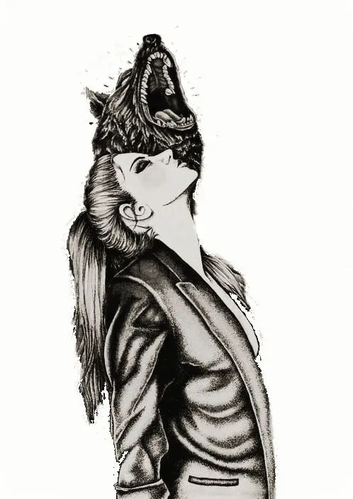 Mujer Lobo | Dibujos | Pinterest