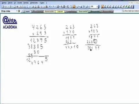 Multiplicacion por 3 cifras 5º Primaria Matematicas AINTE - YouTube