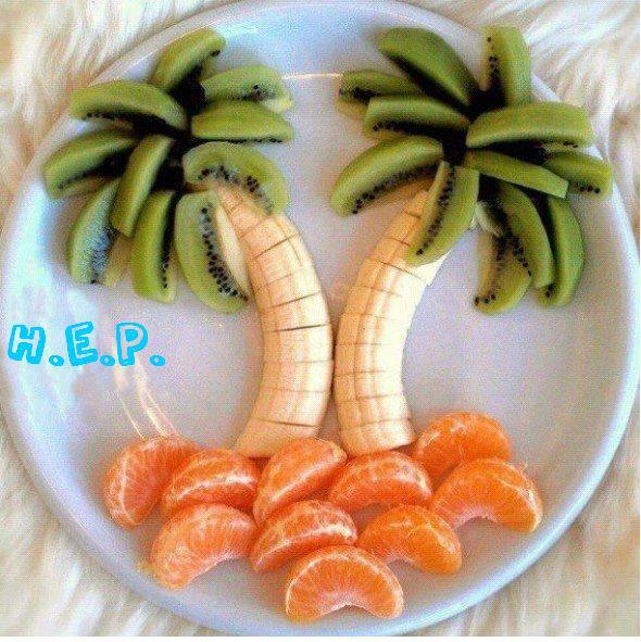 Platos de frutas decorados - Imagui