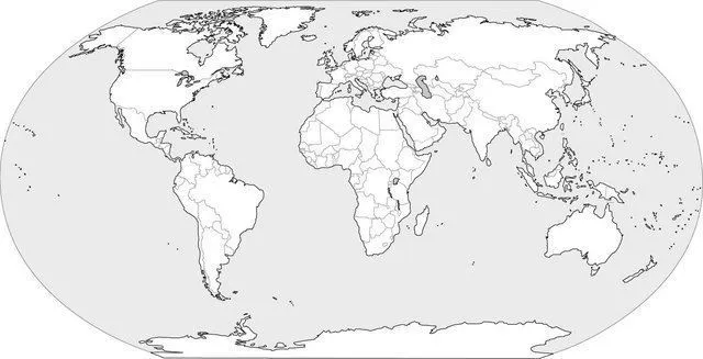 Mapa mundi en dibujo - Imagui