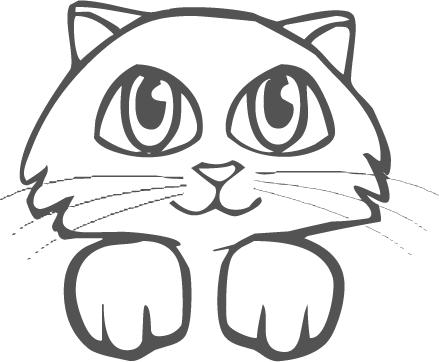 Gato dibujos animado tierno - Imagui