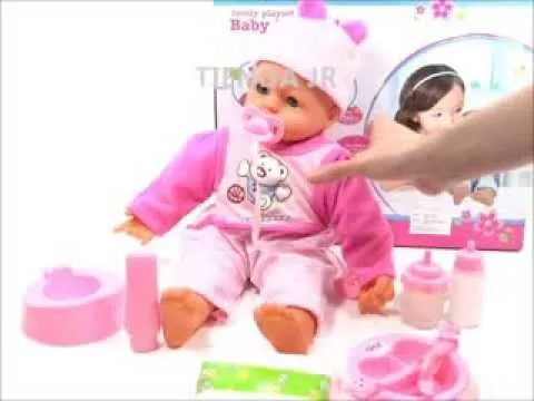 Muñeca bebe con sonidos y accesorios JUGUETE PARA NIÑAS SUAVES Y ...