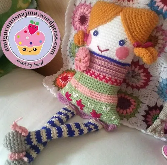 Como hacer muñeca a crochet - Imagui