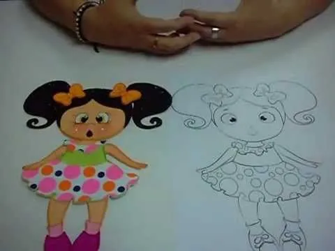 Muñeca en Foami, Goma Eva, Microporoso (5ta Parte) - YouTube