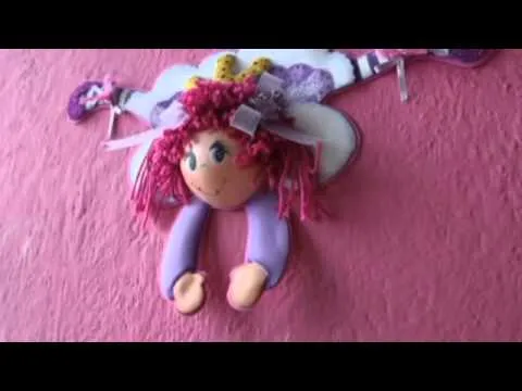 Muñeca fofucha para decoración - YouTube