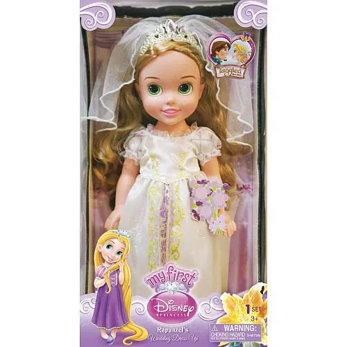 Princesas Disney: Muñeca de Rapunzel de bebé y novia