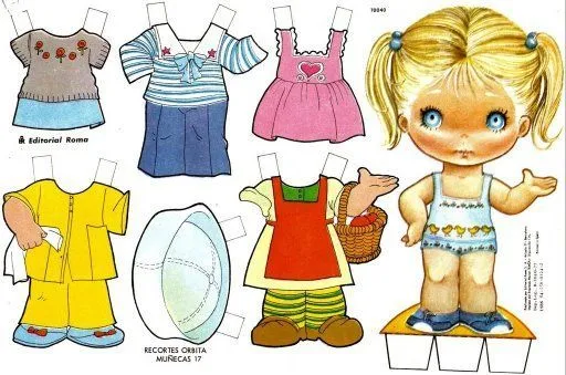 Como vestir un niño de papel - Imagui