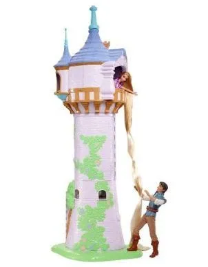 Muñecas: Torre de castillo de Rapunzel y Flynt | Princesas Disney ...