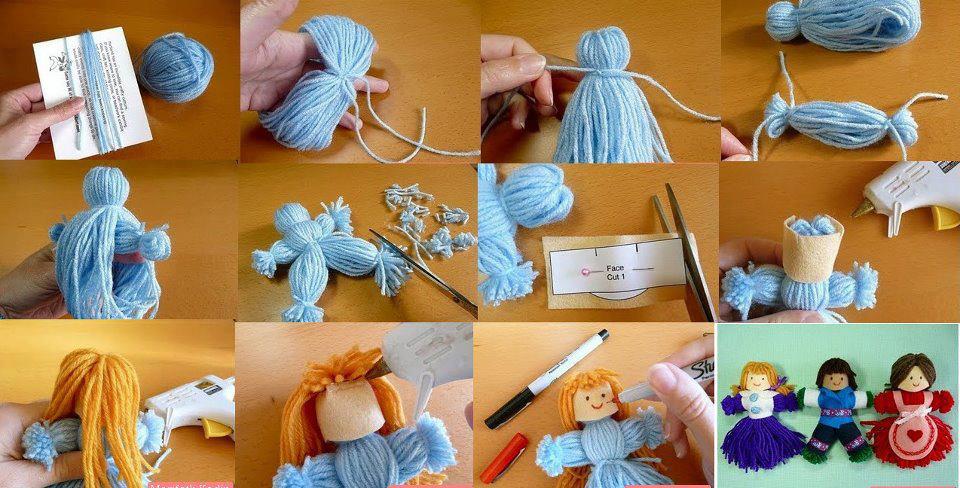 Muñecos de Lana Tutorial - Patrones Crochet