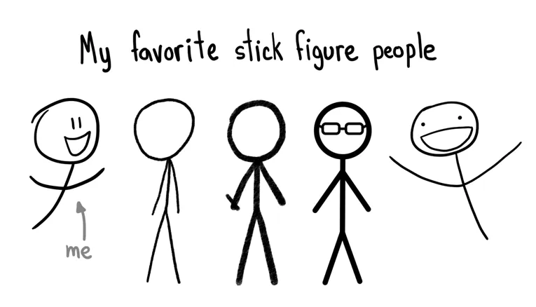 Muñecos de palitos (o Stick Figures) | Un Punto Circular