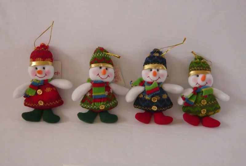 Muñecos de nieve en tela polar - Imagui