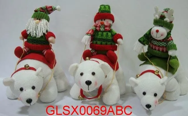 Muñecos de Navidad en tela polar - Imagui