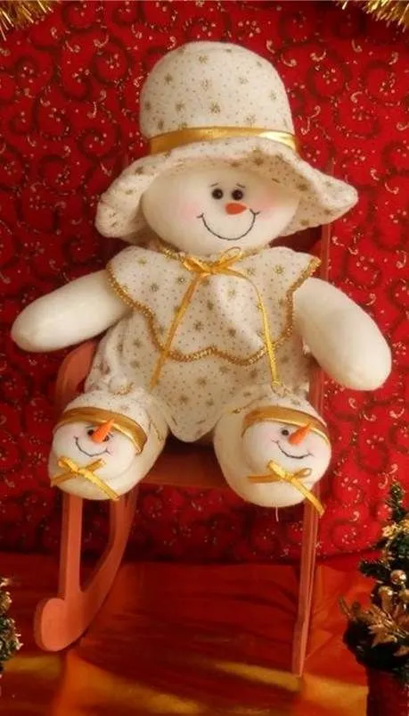 Muñecos de navidad 2015 con moldes - Imagui