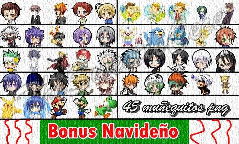 Munequitos Png + Bonus Navideno By TheSweetieCece by ... Munequitos Png + Bonus Navideno By TheSweetieCece by ...