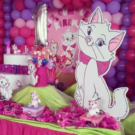 mural de la gatita para decorar | Fiesta de Marie cat | Pinterest ...