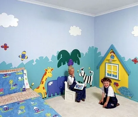 Murales para habitaciones infantiles - Imagui