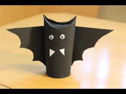 Cómo hacer un murciélago de cartón para Halloween | facilisimo.com ...