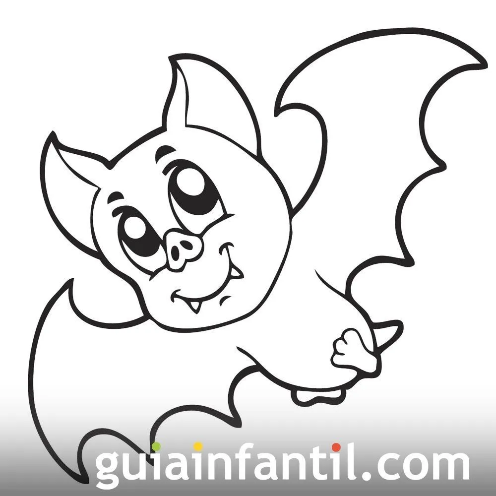 Murciélago para colorear. Dibujos de Halloween Murciélago para colorear. Dibujos de Halloween