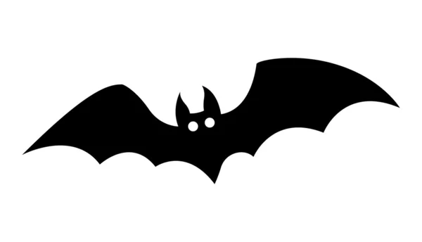 Murciélago siluetas - ilustración vectorial de halloween — Vector ...
