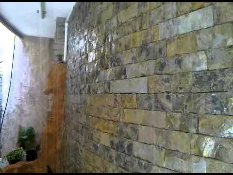 Muro lloron con cortina de agua - YouTube