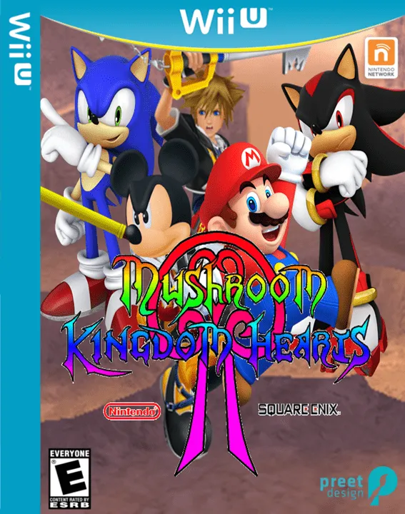 Mushroom Kingdom Hearts (Wii U) (Front) by PuppetOfDarkness on ...