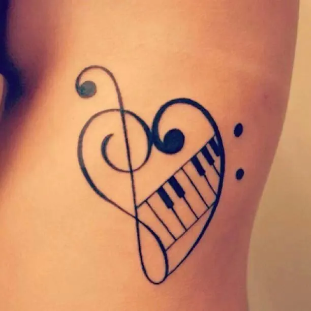 Música ♪♫♥clave de sol y fa.....La música es el corazón de la ...