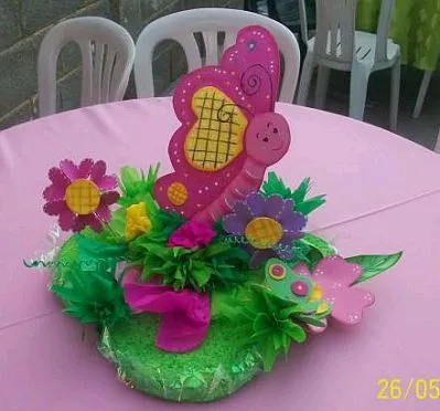 MuyAmeno.com: Decoracion de Fiestas Infantiles con Flores, Centros ...