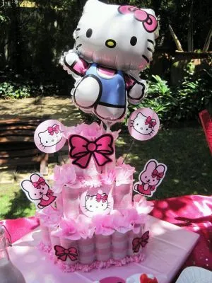 MuyAmeno.com: Fiestas Infantiles, Decoración Hello Kitty, Centros ...
