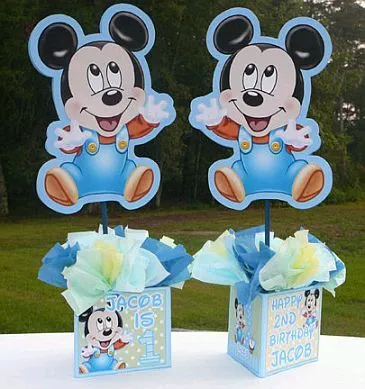 MuyAmeno.com: Fiestas Infantiles, Decoración Mickey Mouse Bebé ...