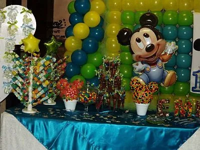 MuyAmeno.com: Fiestas Infantiles, Decoración Mickey Mouse Bebé