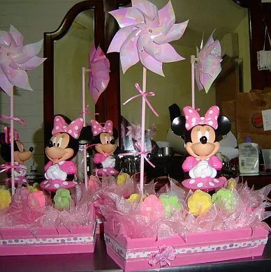 MuyAmeno.com: Fiestas Infantiles, Decoración Minnie Mouse, Centros ...